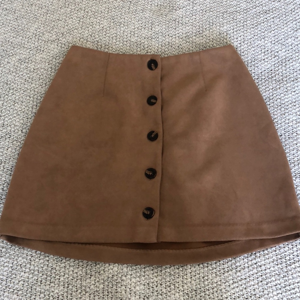 Suede Skirt